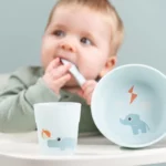 Done by Deer Foodie set za prvi obrok - Playground Blue - Image 5