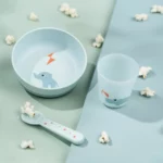 Done by Deer Foodie set za prvi obrok - Playground Blue - Image 2