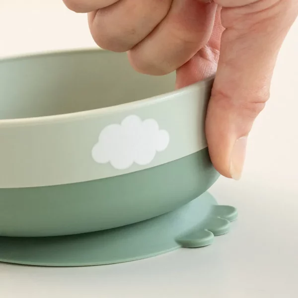 Done by Deer Foodie set za prvi obrok - Happy clouds Green - Image 9