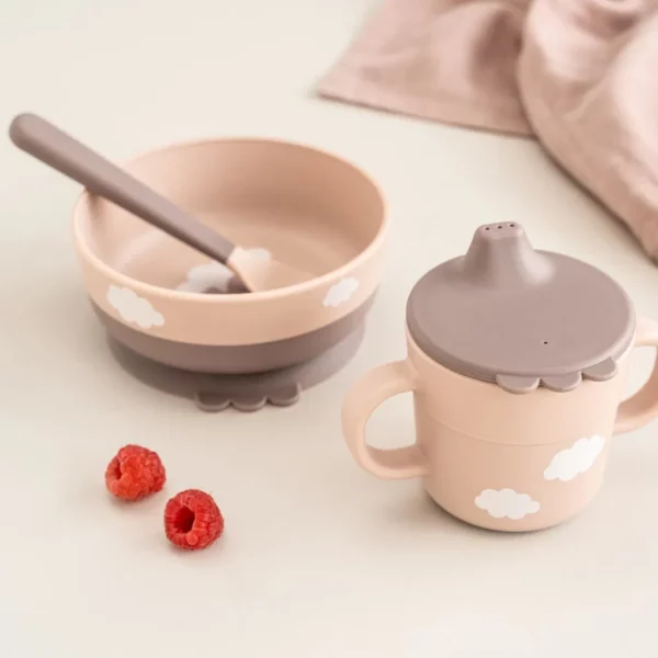 1596571-9 Done by Deer Foodie set za prvi obrok - Happy clouds Powder - Image 2