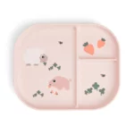 Done by Deer Protuklizni tanjir sa pregradama za hranu - Tiny farm Powder