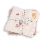 Done by Deer Organske GOTS muslin pelene (2 kom) 120×120 - Lalee Powder