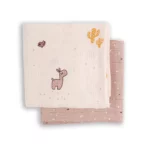 Done by Deer Organske GOTS muslin pelene (2 kom) 120×120 - Lalee Powder - Image 2