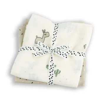 Done by Deer Organske GOTS muslin pelene (2 kom) 120×120 - Lalee Sand