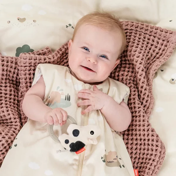 Done by Deer 2u1 Senzorna zvečka s glodalicom - Dotti Sand - Image 3