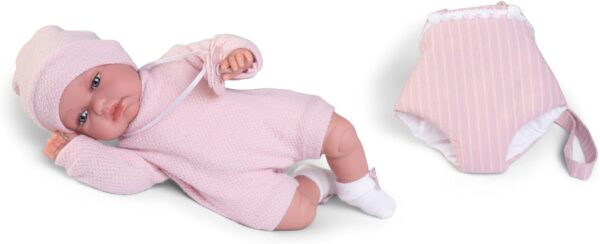 7025702 Antonio Juan lutka beba TONETA pričalica s nosiljkom 34 cm - Image 3
