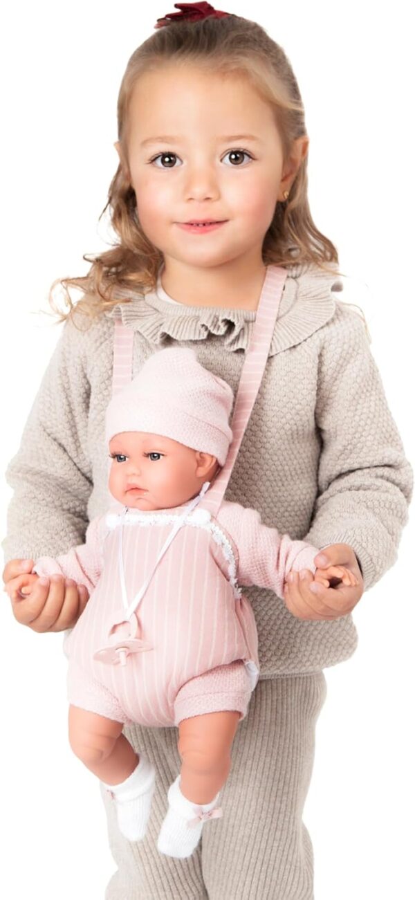 7025704 Antonio Juan lutka beba TONETA pričalica s nosiljkom 34 cm - Image 2