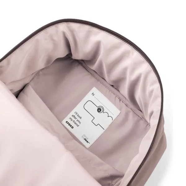 Done by Deer Quilted ruksak 9,6L - Croco Powder - Image 4