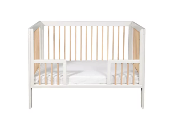 ACS-RA0540-WH-NA_01_2_800x (1) Troll Nursery dječiji krevetić Lukas i GRATIS zaštitna ograda 120x60cm White/Wax - Image 3