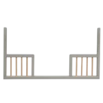 Troll Nursery dječiji krevetić Lukas i GRATIS zaštitna ograda 120x60cm Soft Grey/Wax - Image 9