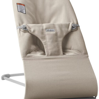 BabyBjörn Ležaljka za bebe Bliss - Woven Mélange, Light Beige