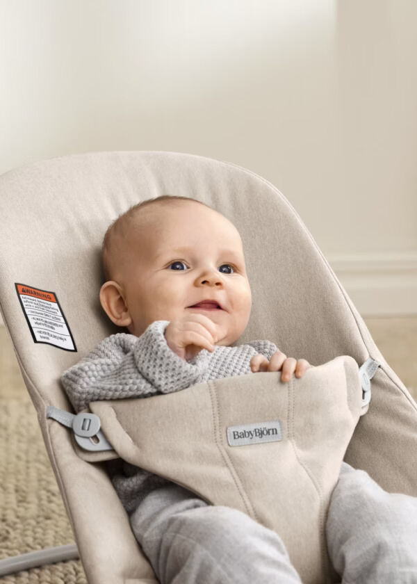 BJ00603203 BabyBjörn Ležaljka za bebe Bliss - Woven Mélange, Light Beige - Image 11