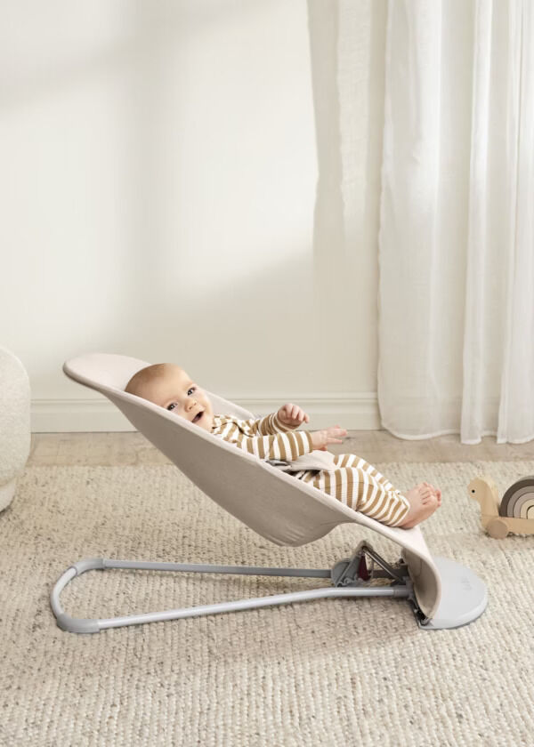 BJ00603204 BabyBjörn Ležaljka za bebe Bliss - Woven Mélange, Light Beige - Image 10