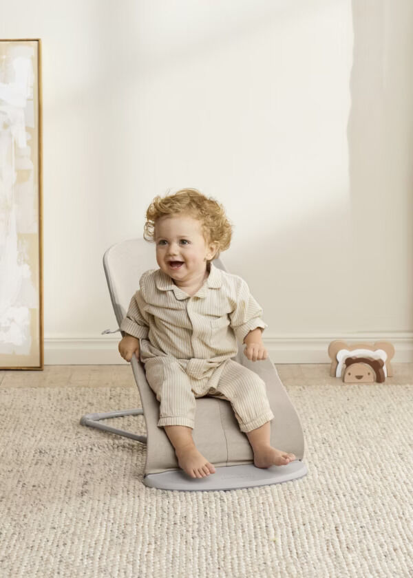 BJ00603205 BabyBjörn Ležaljka za bebe Bliss - Woven Mélange, Light Beige - Image 9