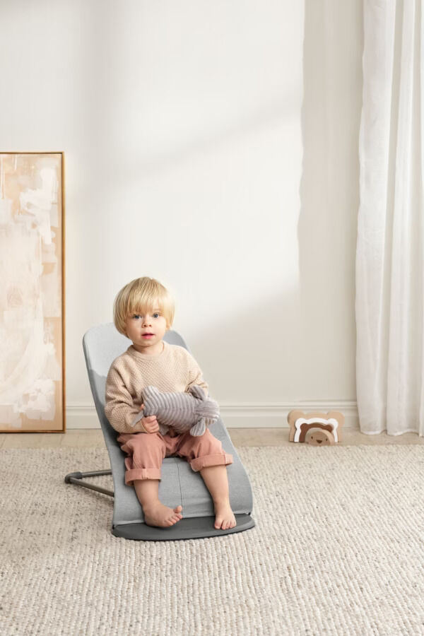 BJ00603206 BabyBjörn Ležaljka za bebe Bliss - Woven Mélange, Light Beige - Image 8