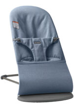 BabyBjörn Ležaljka za bebe Bliss - Woven Mélange, Blue