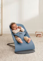 BabyBjörn Ležaljka za bebe Bliss - Woven Mélange, Blue - Image 2