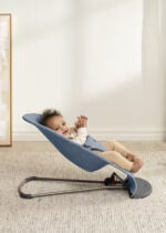 BabyBjörn Ležaljka za bebe Bliss - Woven Mélange, Blue - Image 4