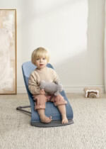 BabyBjörn Ležaljka za bebe Bliss - Woven Mélange, Blue - Image 5