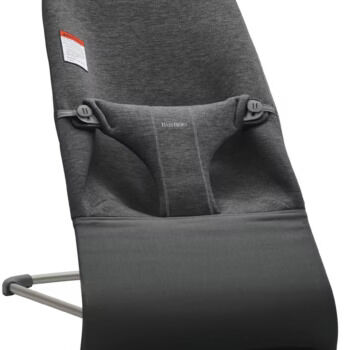 BabyBjörn Ležaljka za bebe Bliss - 3D Jersey, Charcoal Grey