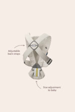 BabyBjörn Nosiljka za bebe Mini - Grey, 3D Mesh - Image 5
