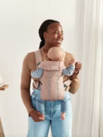 BabyBjörn Nosiljka za bebe Mini - Dusty Pink, 3D Mesh - Image 2