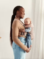 BabyBjörn Nosiljka za bebe Mini - Dusty Pink, 3D Mesh - Image 3