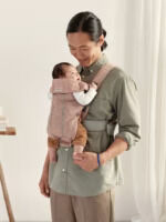BabyBjörn Nosiljka za bebe Mini - Dusty Pink, 3D Mesh - Image 4