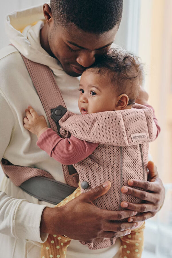 BJ02100309 BabyBjörn Nosiljka za bebe Mini - Dusty Pink, 3D Mesh - Image 10