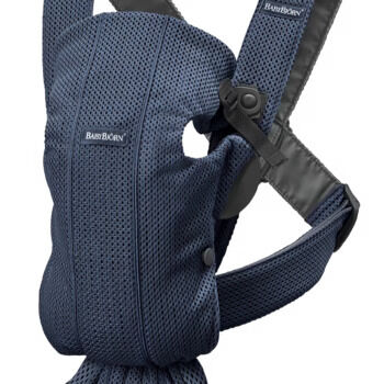 BabyBjörn Nosiljka za bebe Mini - Navy Blue, 3D Mesh