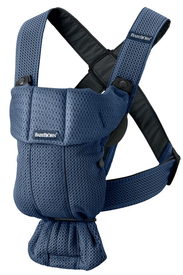 BJ02100803 BabyBjörn Nosiljka za bebe Mini - Navy Blue, 3D Mesh - Image 3