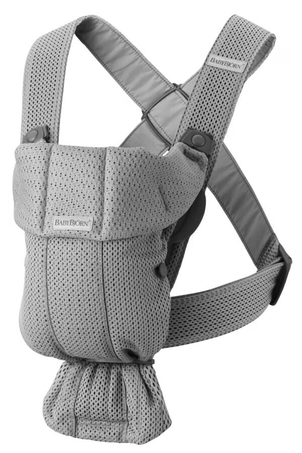 BJ02101804 BabyBjörn Nosiljka za bebe Mini - Grey, 3D Mesh - Image 4