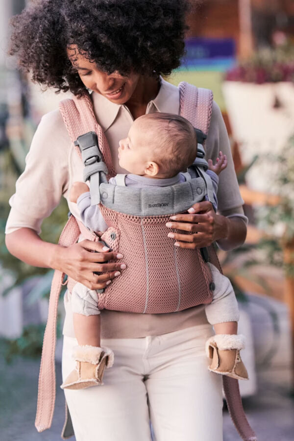 BJ08800310 BabyBjörn Nosiljka Harmony – Dusty pink, 3D Mesh - Image 10