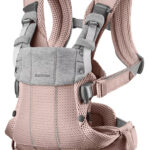 BabyBjörn Nosiljka Harmony – Dusty pink, 3D Mesh