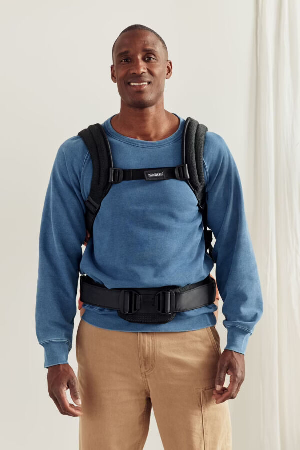 BJ08802508 BabyBjörn Nosiljka Harmony – Black, 3D Mesh - Image 8