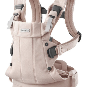 BabyBjörn Nosiljka Harmony – Light pink, Woven mélange