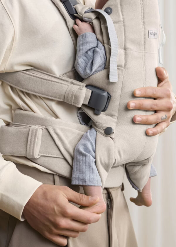 BJ08803211 BabyBjörn Nosiljka Harmony – Light beige, Woven mélange - Image 12