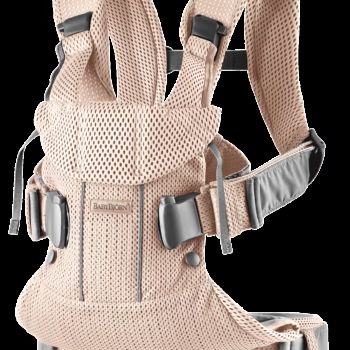 BabyBjörn Nosiljka za bebe One Air – Pearly Pink, 3D Mesh