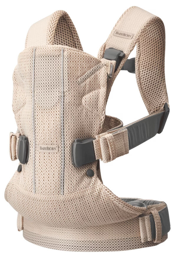 BJ09800105 BabyBjörn Nosiljka za bebe One Air – Pearly Pink, 3D Mesh - Image 5