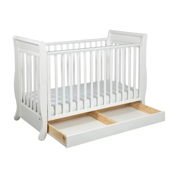 Troll Nursery dječiji krevetić Romantica 120x60cm - White - Image 4