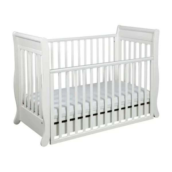 Troll Nursery dječiji krevetić Romantica 120x60cm - White - Image 5