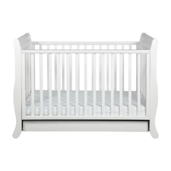 Troll Nursery dječiji krevetić Romantica i GRATIS zaštitna ogradica 120x60cm White