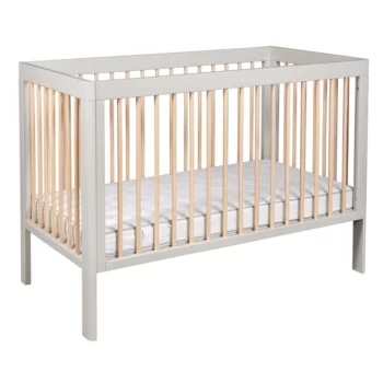 Troll Nursery dječiji krevetić Lukas Duo 120x60cm - Soft Grey/Wax