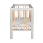 Troll Nursery dječiji krevetić Lukas i GRATIS zaštitna ograda 120x60cm Soft Grey/Wax - Image 8