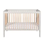 Troll Nursery dječiji krevetić Lukas i GRATIS zaštitna ograda 120x60cm Soft Grey/Wax - Image 5