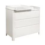 Troll Nursery komoda Sun i podloga za previjanje - White