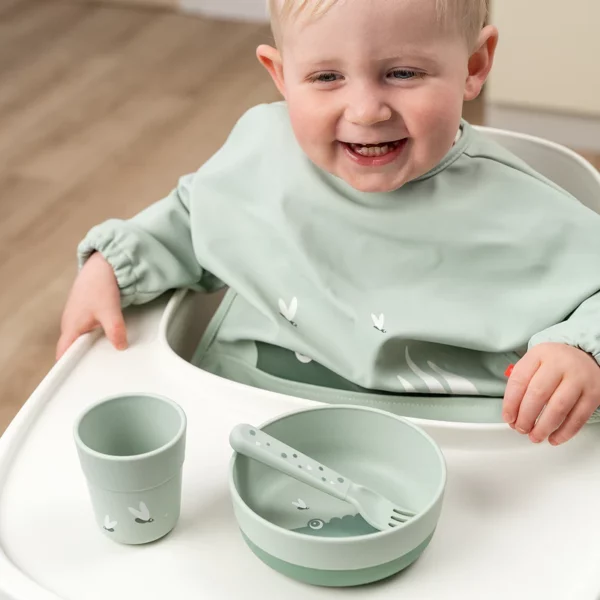 Foodie-bowl-Croco-Green-4-LS Done by Deer Foodie zdjelica s anti-slip bazom - Croco Green - Image 5