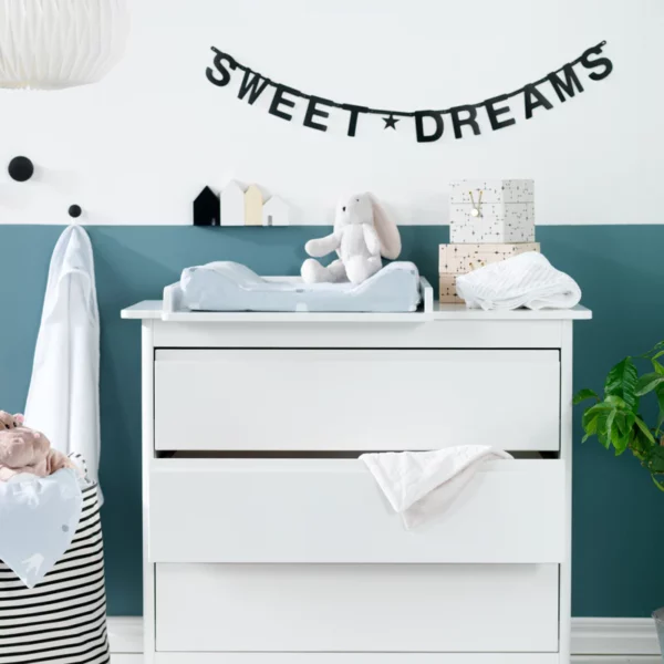 Troll Nursery komoda Lukas i podloga za previjanje - White - Image 2