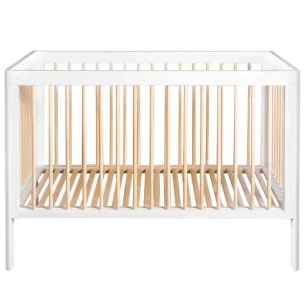 LukasCotBedWhite01_800x Troll Nursery dječiji krevetić Lukas i GRATIS zaštitna ograda 120x60cm White/Wax - Image 2