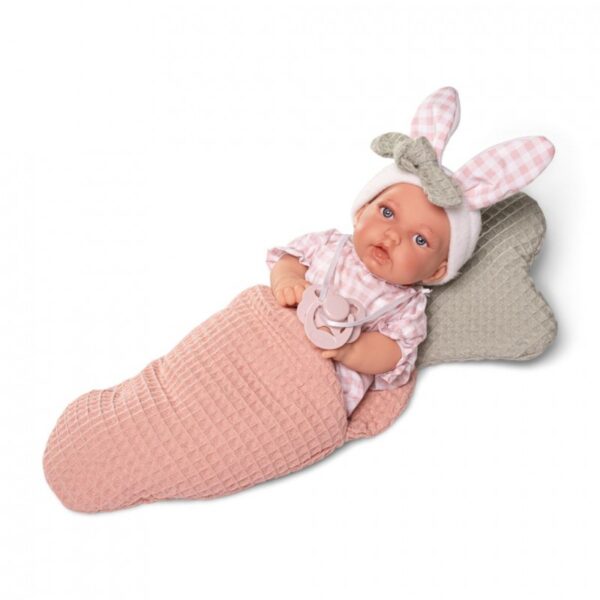 Antonio Juan lutka Petit s vrećicom za spavanje motiva mrkvice 27 cm - Image 2